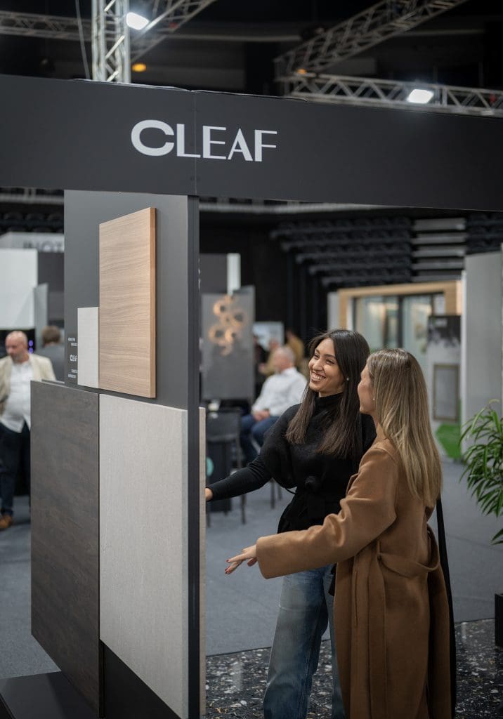 Cleaf dekorativne ploče na sajmu interijera
